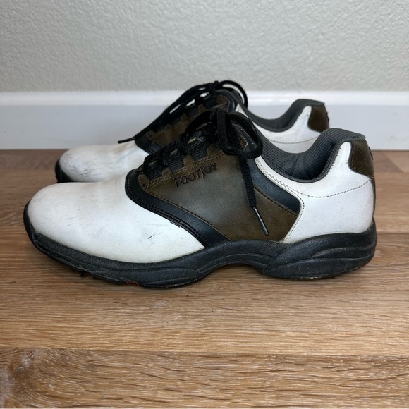 Footjoy Men\'s Size 8.5 Leather Colorblock Pattern Golf Shoes main image 5